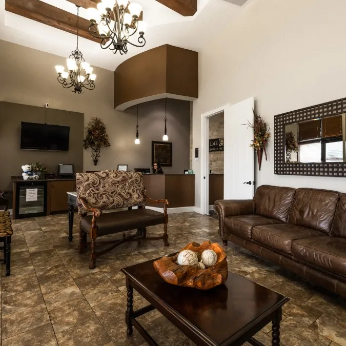 The front desk of our Westwood Center office in San Antonio, TX