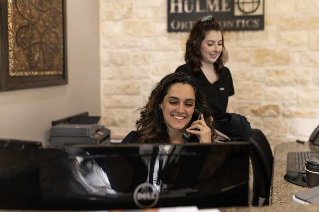 The staff at Hulme Orthodontics answer your calls promptly.