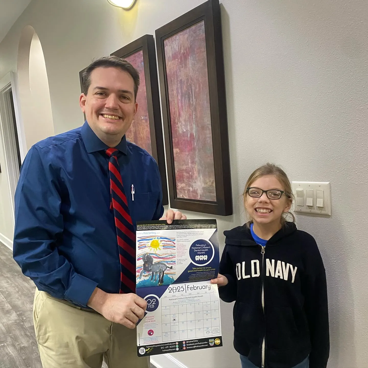 Dr. Hulme and patient